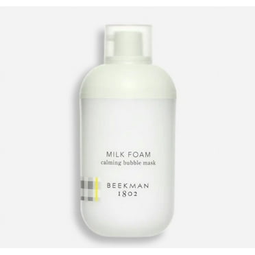 Beekman 1802 - Milk Foam Calming Bubble Mask - Oxygen Mask to Boost Circulation & Collagen Production - Hydrating Face Mask for Uneven Skin Tone, Redness Corrector & Sensitive Skin - 1.69 oz
