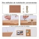 thumbnail image 3 of 50x70cm Pizarrón De Corcho Tableros Kit Board Bulletin, 3 of 4