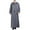 Gray, variant on JGTDBPO Kaftan for men long sleeve Men's Nightshirt Long Sleeve Sleepwear Soft Comfy Nightgown Loose Sleep Shirt