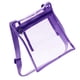 thumbnail image 1 of Soidarity Bolso cruzado transparente para hombre y mujer, bolsa de transporte de viaje, elegante monedero con cremallera, bolsos de hombro transparentes, Deportes y aire libre Púrpura Soidarity OD016648-01, 1 of 6