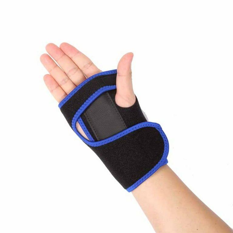 U.S. Solid Black Wrist Support Brace Pain Relief, Fits Right Hand