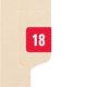 thumbnail image 2 of Smead Ets Etiqueta De Año Codificada Por Colores 2018 Hoja De Etiquetas Roja 250 Por Paquete (67918), 2 of 2