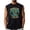 Black_012, variant on Men's Halloween Themed Shirts Vintage Distressed Washed Ghost Printed Sleeveless Crew Neck Shirts 2026 New Trendy Pullover Sporty Outfits Army Green XXL