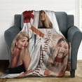 thumbnail image 4 of Sexy Margot Robbie Blanket Super Soft Throw Blanket Silky Flannel Lightweight for Sofa, Bed Blanket All Season Use 30""*40""（76 * 100cm）, Style, 4 of 6