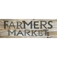 thumbnail image 2 of Jacobs, Cindy 18x9 White Modern Wood Framed Museum Art Print Titled - Farmers Market, 2 of 4