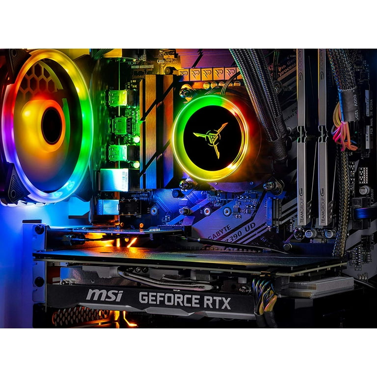 SkyTech Omega Gaming Computer PC Desktop Intel i9-9900K 3.6GHz, 360mm AIO  Liquid Cool, NVIDIA GeForce RTX 2070 Super 8G, 1TB SSD, 16GB DDR4, RGB, AC  WiFi, Windows 10 Home 64-bit 