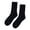 Black, variant on Crew Socks for Women Knit Warm Winter Thick Mid Calf Casual, Womens Double Knit Winter Socks Boots Daily Wear, Ladies Warm Mid Calf Socks Cold Weather Casual Shoes Coffee by Baberdicy
