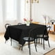 thumbnail image 2 of Mantel Rectangular - Mancha Resistente Arrugas Resistente Manteles, Comedor Mantel para Boda Picnic Interior Exterior Mesa Negro 60 x104, 2 of 9