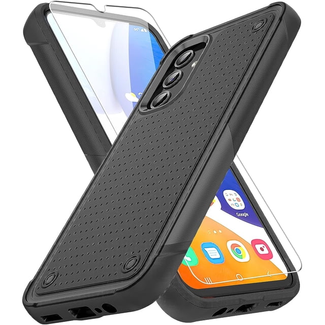 MYKOMI for Galaxy A14 5G Phone Case,Samsung Galaxy A14 5G Case with Screen Protector,Heavy-Duty Tough Rugged Shockproof Protective Phone Case for Samsung A14 5G