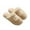Khaki, variant on Taqqpue Slippers for Women Winter Couple Home Shoes Transparent Plastic Label Concise Home Women's Cotton Slippers, Warm Cotton Slippers Soft Bottom Mute Non-slip