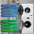 thumbnail image 4 of Space-saving  Stackable Washer and Dryer set, Quiet, Winterize, Auto-Dry, 4 of 10