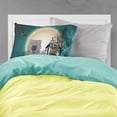 thumbnail image 2 of Halloween Scary Chow Chow Blue Fabric Standard Pillowcase, 2 of 2