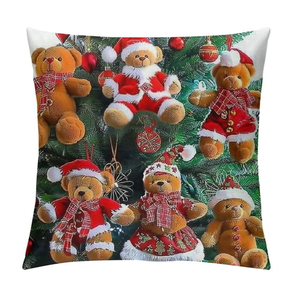 Gingerbread Man Ornaments Tall for Christmas Tree Assorted Plush Stuffed Gingerbread Figurines Ornaments for Christmas Tree Hanging Decorations Holiday Xmas Season Home Decor Gifts