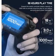 Switch 2 Controller, Wireless Pro Controller for Switch 2/OLED/Lite/iOS/Android/PC with RGB Light, Hall Effect Joystick