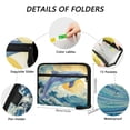 thumbnail image 3 of Wobogo Blue Dolphin Expanding File Folder Letter Size Accordion Filing Organizer 13 Pocket Separate Organ Pocket, 3 of 7