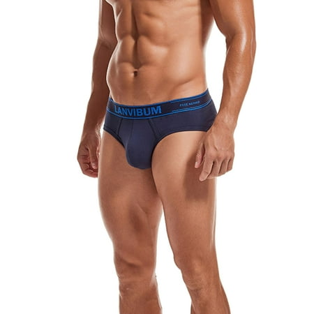 

eczipvz Men s Underwear Men s Boxer Briefs No-ride Up Man Boxer Comfortable Breathable Bamboo Viscose Underwear for Men Navy