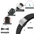 thumbnail image 3 of Stretchy Braided Loop Compatible with Apple Watch Bands 44mm 40mm 41mm 45mm 38mm 42mm 49mm Women Men, Solace Elastics Stretch Nylon Sport Strap Wristband for iWatch Bands Series 9 8 7 6 5 4 3 2 1 SE, 3 of 9