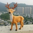 thumbnail image 2 of Injueey 15/20/25/30cm Navidad Elk felpa simulación ciervo Año Nuevo decoración hogar Navidad Año Nuevo regalo adornos Kits de decoración para fiestas Marrón 30 centimetros Injueey JJ16210-04, 2 of 6