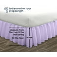 thumbnail image 5 of SGI Bedding 14 Inch Ruffled Bedskirt | Microfiber Ruffled Bed Skirt | Fade-Resistant, Wrinkle-free, Anti-static, Decorative, Extra Storage Space, Clutter-Free |King, Lilac, 5 of 8
