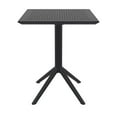 thumbnail image 3 of Sky 24 inch Square Folding Table in Black finish, 3 of 8