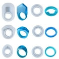 thumbnail image 6 of WINDLAND 3 Pcs DIY Silicone Assorted Ring Epoxy Molds for Resin Jewelry Making Craft, 6 of 16