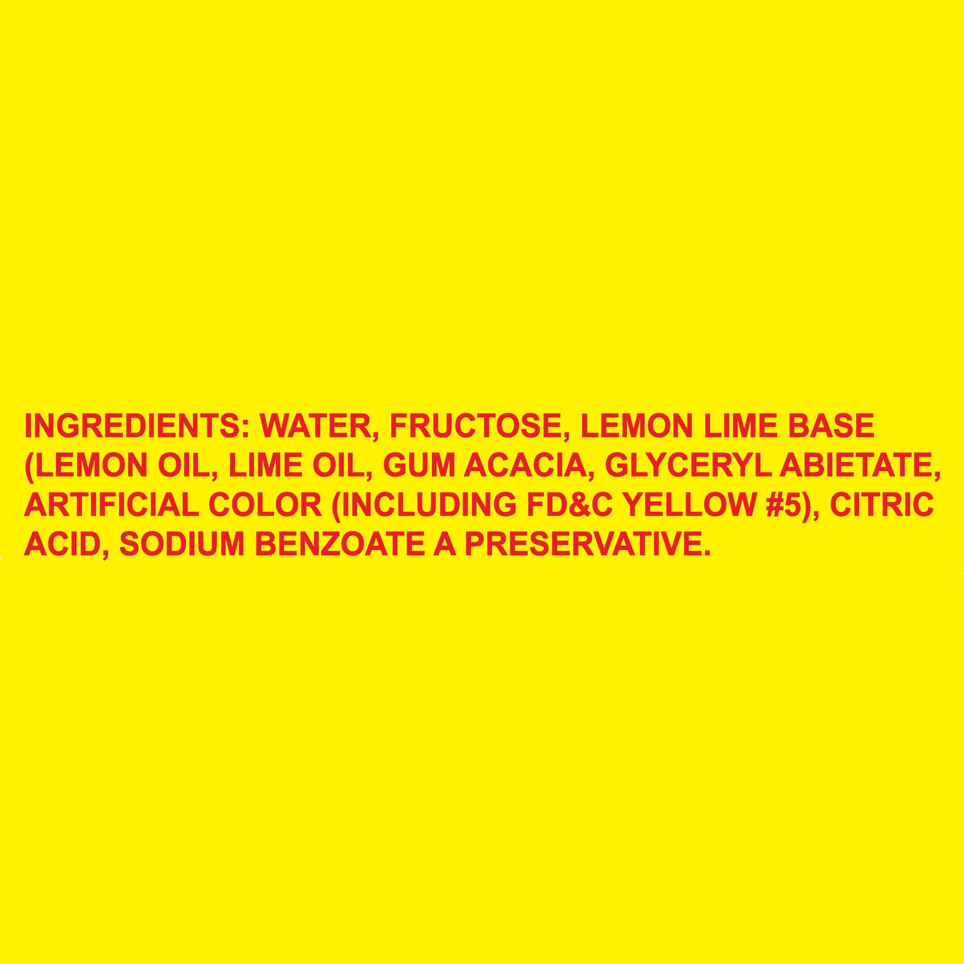 (4 pack) Malolo Lemon Lime Syrup, 1 Gallon Jug, 1.3 fl. oz Serving Size (Milk-Free)