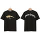 thumbnail image 1 of Versión correcta de PA camiseta de manga corta Palm Angel Decapitated Bear Angels Butterfly Print Teddy Bear Love Half SleeveCocodrilo de cola negra, 1 of 5
