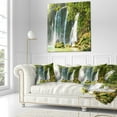thumbnail image 3 of Designart Detian Waterfall in Vietnam - Landscape Printed Throw Pillow - 18x18, 3 of 5