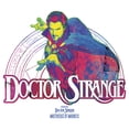 thumbnail image 2 of Junior's Marvel Doctor Strange in the Multiverse of Madness Colorful Doctor Strange  Graphic Tee White Small, 2 of 3