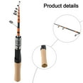 thumbnail image 3 of 1.65M Carbon/ Fiber Spinner /Casting Telescopic Fishing Rod Fishing Tools /Replacement Accessories For Ultra /Light 4-10lb, 3 of 12