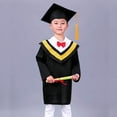thumbnail image 7 of MZXELPRJD Graduation Cap and Gown 2025 Toddler Girls Boys Kindergarten Graduation Gown Cap Set with Tassel Baby Graduation Dress Gown with Hat 2pcs Set, 7 of 7