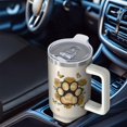 thumbnail image 4 of 1pc Dachshund 40oz Tumbler with Straw & Handle - Insulated Stainless Steel Cup | Holiday Gift for Man Women (Christmas, Valentine's, Birthday), 4 of 5