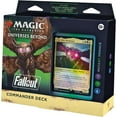 thumbnail image 1 of MtG Universes Beyond: Fallout Mutant Menace Commander Deck (100-Card Deck, 2-Card Collector Booster Sample Pack + Accessories), 1 of 1