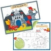 Big Dot of Happiness Calling All Knights and Dragons - Paper Birthday Party Coloring Sheets - Activity Placemats - Set of 16