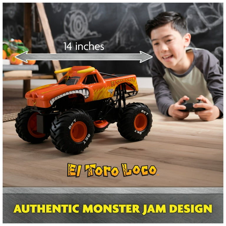 Monster Jam, El Toro Loco RC Monster Truck, 1:15 Scale - Walmart.com