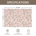 thumbnail image 3 of Placemat, Pioneer Flower Floral Print Pattern Place Mats Table Mat Set Of 2, PVC Washable Placemats for Party Kitchen Dining Decoration, 18x12 Inch, Fade Resistant, 3 of 6