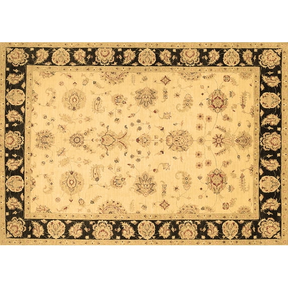Ahgly Company Indoor Rectangle Persian Brown Traditional Area Rugs, 5' x 8'