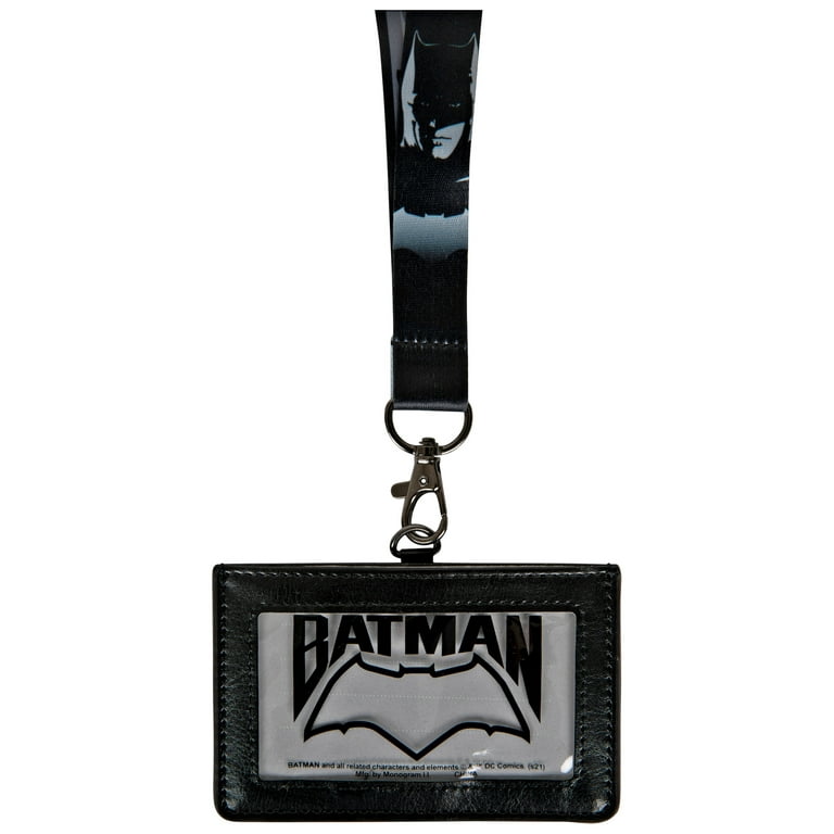 Batman 826315 DC Comics Batman Symbol ID Card Holder Lanyard