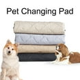 thumbnail image 3 of Anvazise Pet Mat,Anti-slip Wear-resistant Durable Waterproof Bottom Urination Soft Indeformable Machine Washable Dog Blanket Pet Supplies 1Pc Grey XL, 3 of 12