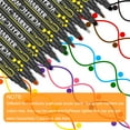 thumbnail image 2 of 48 Colors Dual Tip Acrylic Paint Pens, 1-5MM Edium Tip and 1 MM Brush Tip, Permanent Acrylic Markers Pens for Rock Painting,Wood,Canvas,Stone,Glass,Ceramic, DIY Crafts Making Art Supplies, 2 of 9