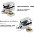 thumbnail image 2 of Shower Door Rollers For Sliding Shower Doors, Stainless Steel Micro-bearing Ensures Low Noise Operation And Easy Installation, 4PCS, 2 of 5