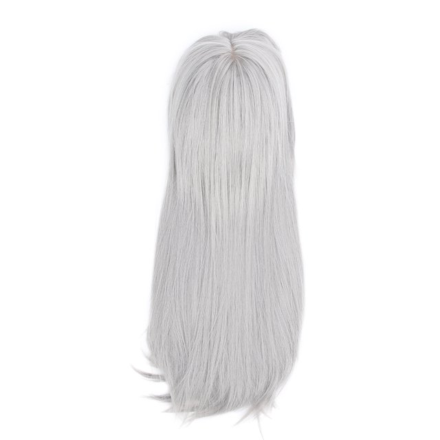 Pelucas para Mujer de Pelo Largo Gris - Accesorio de Belleza para Fiestas y Cosplay
