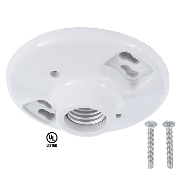 B&P Lamp® Porcelain Ceiling Blank Socket