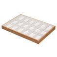 thumbnail image 1 of Jewelry Tray Display Organizer Showcase Trays Stackable Storage Holder Wood Drawer Beads Box Bracelet Necklace Divider, 1 of 7