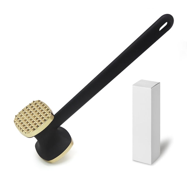 Utensilio de cocina para carne de pino y filete frito, martillo de acero inoxidable para carne tierna, martillo para carne de res de doble cara