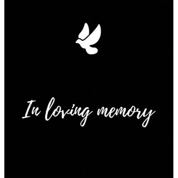 Pre-Owned Memorial Guest Book (Hardback cover): Memory book, comments book, condolence book for funeral, remembrance, celebration of life, in loving memory funeral guest book, memorial guest book, memorial serv