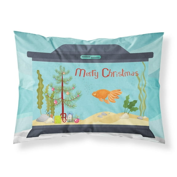 Celestial Eye Goldfish Merry Christmas Fabric Standard Pillowcase CK4510PILLOWCASE