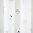 thumbnail image 5 of Lush Decor Livia Flora Silver-Infused Antimicrobial Shower Curtain Neutral/Blue Single 72X72, 5 of 5