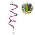 thumbnail image 1 of Miangastore Cotton Rope Bird Swing Perch Multi Color Parrot Enthusiasts Playtime 1Set, 1 of 8
