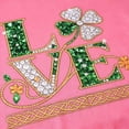 thumbnail image 6 of Fewfanhot Women's Clothing St Patricks Day Sweatshirt Women Long Sleeve Leopard Shamrock St. patricks Shirts Tees, 6 of 9